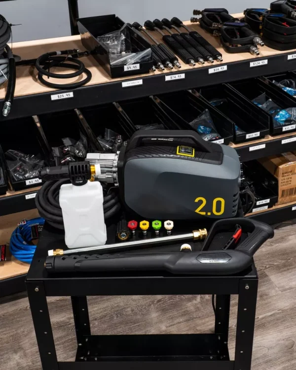 Active 2.0 Electric Pressure Washer – 1800 PSI, 2.0 GPM with Full OE Kit | Compact & Powerful Car Detailing Solution - Image 3