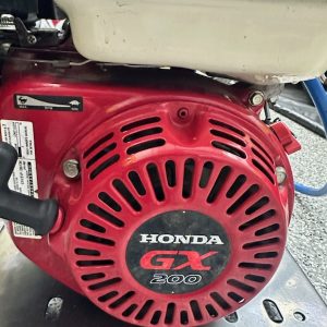 Used Honda GX160 5.5HP Petrol Pressure Washer – 2200 PSI, 150 Bar with Interpump TT1512 | Trolley Mounted, Manual Start – Good Condition